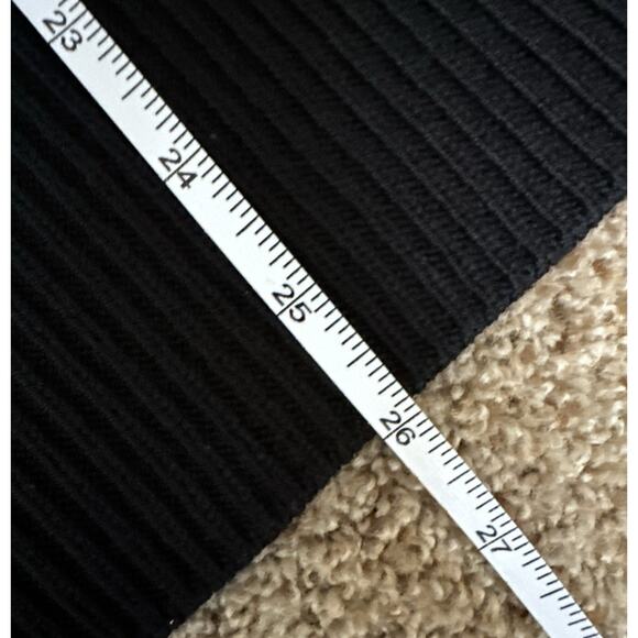 Athleta Mesa Hybrid Turtleneck Merino Blend Sweater in Black Rare Style Small - Picture 9 of 10